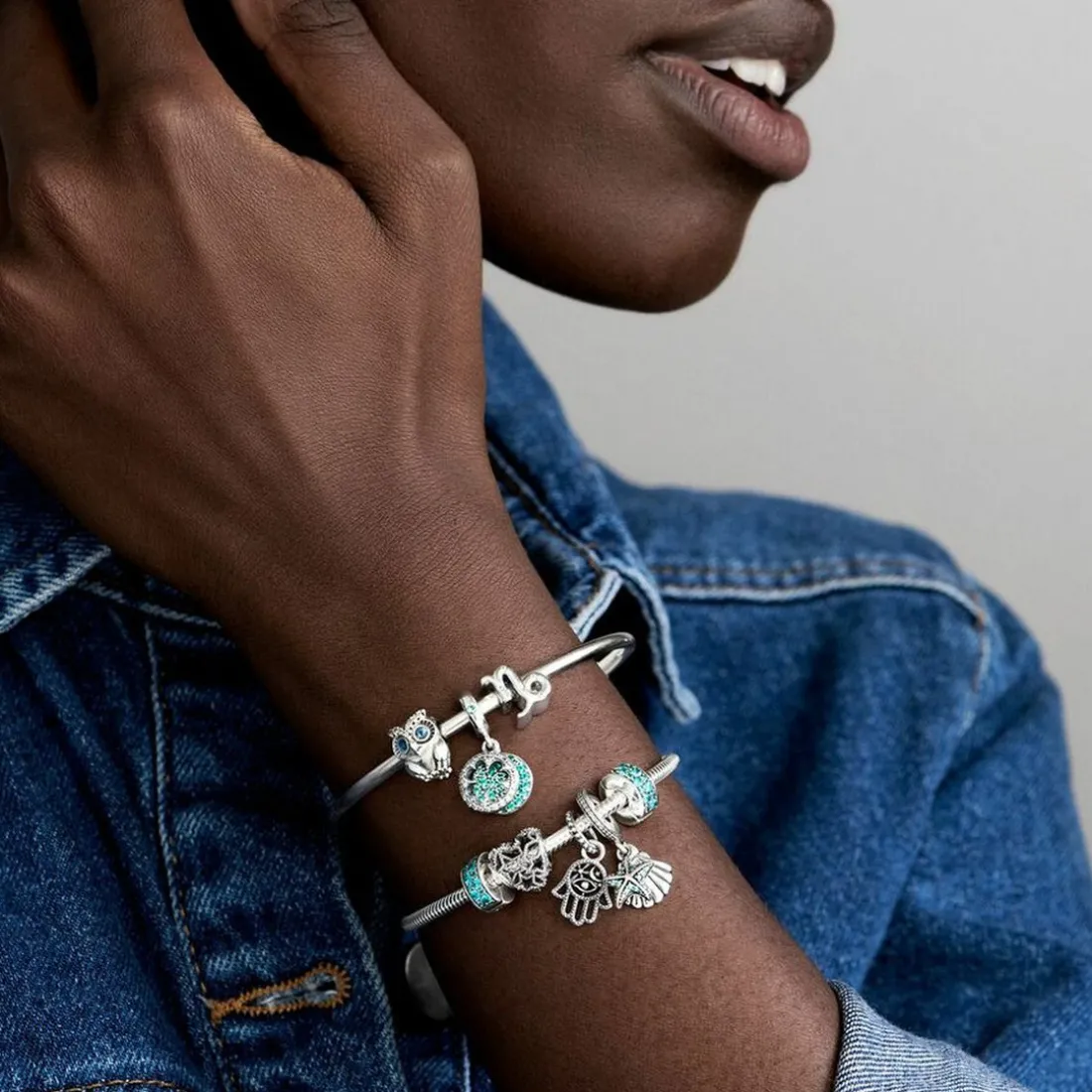 Charm Pandora Moments Chouette Scintillant
