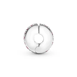 Charm Pandora Moments Clip Pavé Rose