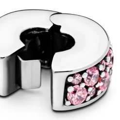 Charm Pandora Moments Clip Pavé Rose