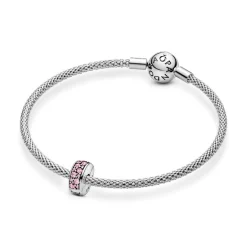 Charm Pandora Moments Clip Pavé Rose