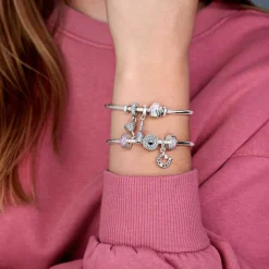 Charm Pandora Moments Clip Pavé Rose