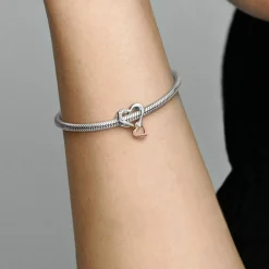 Charm Pandora Moments - Cœur de l’Infini Ajouré Bimatière
