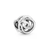 Charm Pandora Moments - Cœur et Cercles Ma Famille pour Toujours