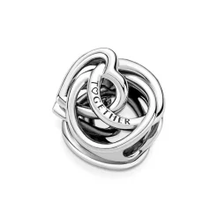 Charm Pandora Moments - Cœur et Cercles Ma Famille pour Toujours