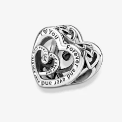 Charm Pandora Moments - Cœurs de l’Infini Entremêlés