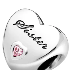 Charm Pandora Moments Cœur Sœur