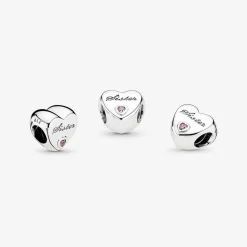Charm Pandora Moments Cœur Sœur