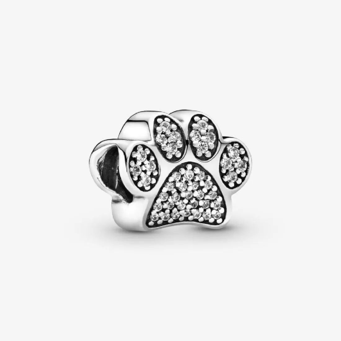 Charm Pandora Moments empreinte de patte scintillante
