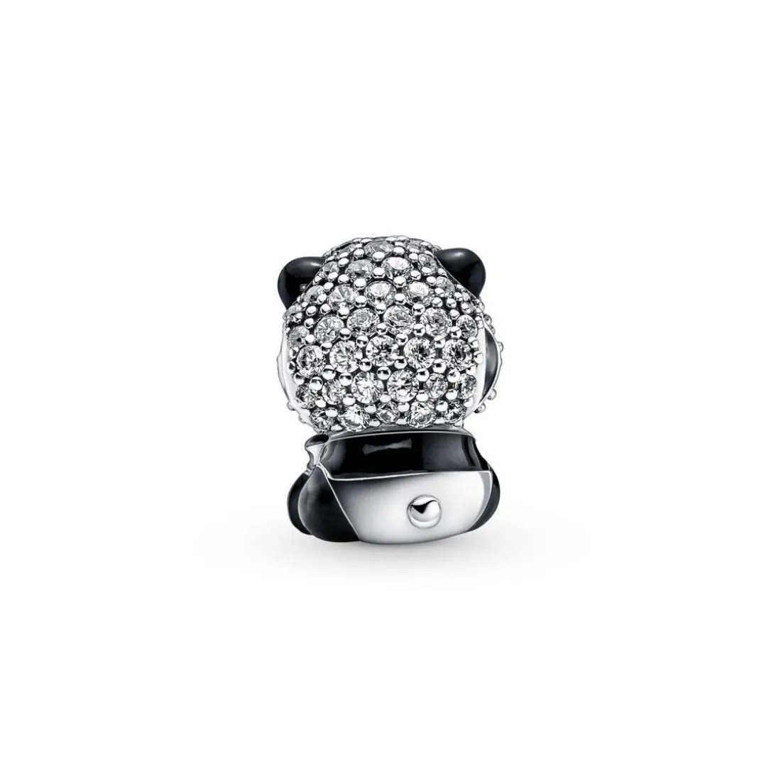 Charm Pandora Moments panda noir scintillant