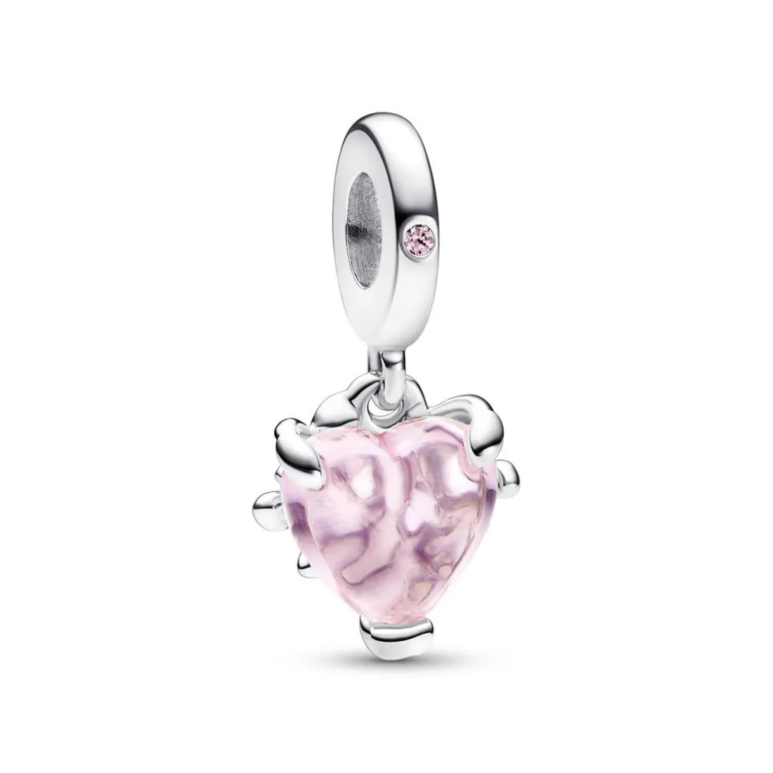 Charm Pandora Moments - Pendant Cœur et Arbre de Vie Rose