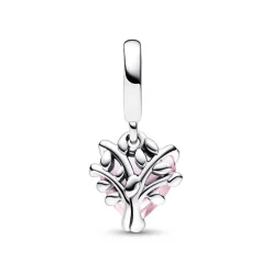 Charm Pandora Moments - Pendant Cœur et Arbre de Vie Rose