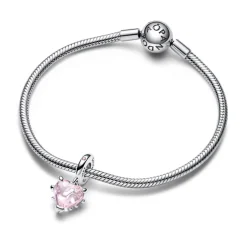 Charm Pandora Moments - Pendant Cœur et Arbre de Vie Rose
