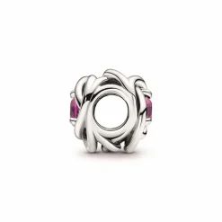 Charm Pandora moments Rose Ajourée & cristaux rose