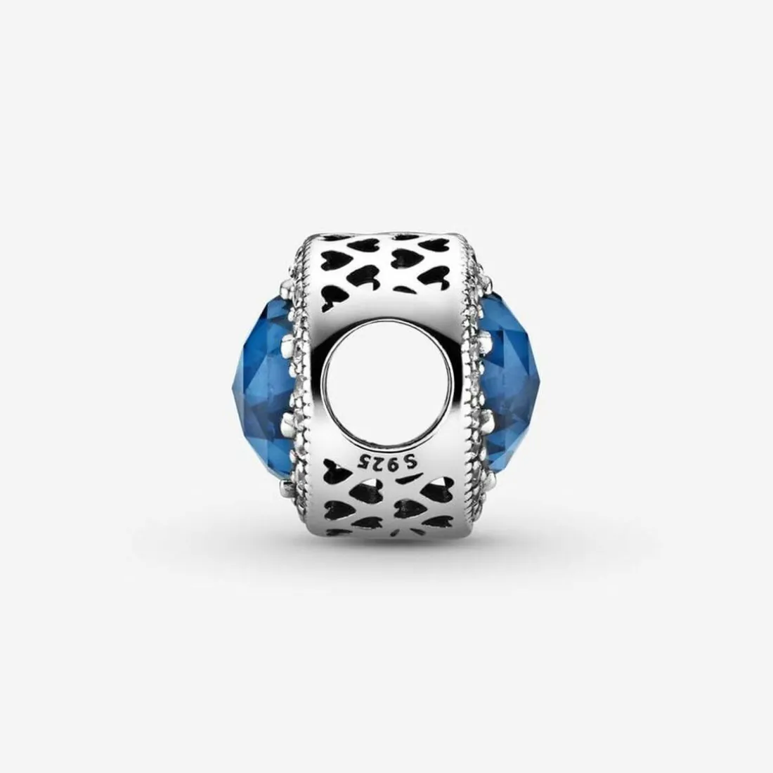 Charm Pandora Moments scintillant bleu foncé