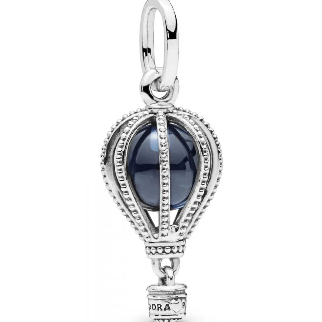 Charm Pandora Moments Voyage Montgolfière Bleu