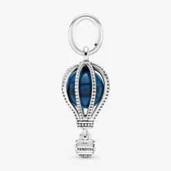 Charm Pandora Moments Voyage Montgolfière Bleu