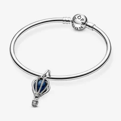 Charm Pandora Moments Voyage Montgolfière Bleu