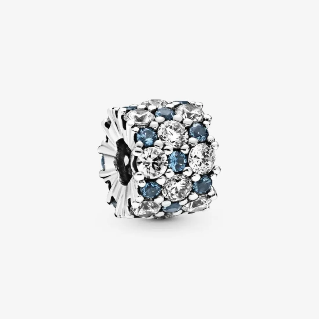Charm Pandora Timeless scintillant bleu Incolore