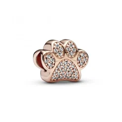 Charm Patte en Métal doré à l'or rose fin 585/1000