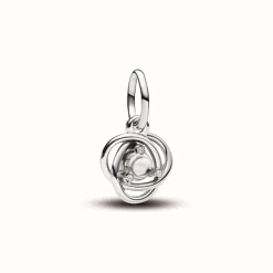 Charm Pendant Cercles de l’Éternité Incolore
