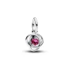 Charm Pendant Cercles de l’Éternité Rose