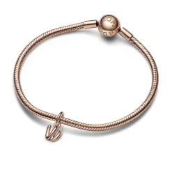 Charm Pendant Pandora - Alphabet Lettre w Manuscrite