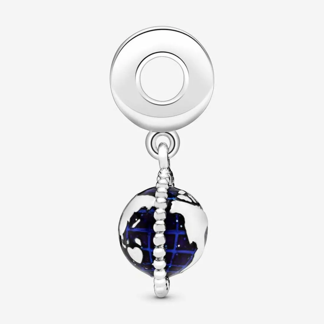 Charm Pendant Pandora Moments Globe Pivotant