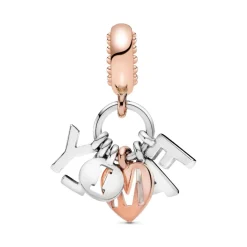 Charm Pendant Pandora Moments Lettres Family (Famille)