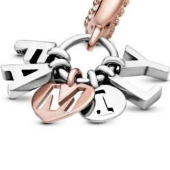 Charm Pendant Pandora Moments Lettres Family (Famille)