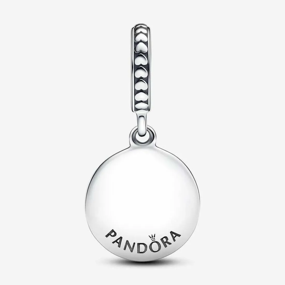 Charm Pendant Pandora Moments Famille de Cœur en Argent