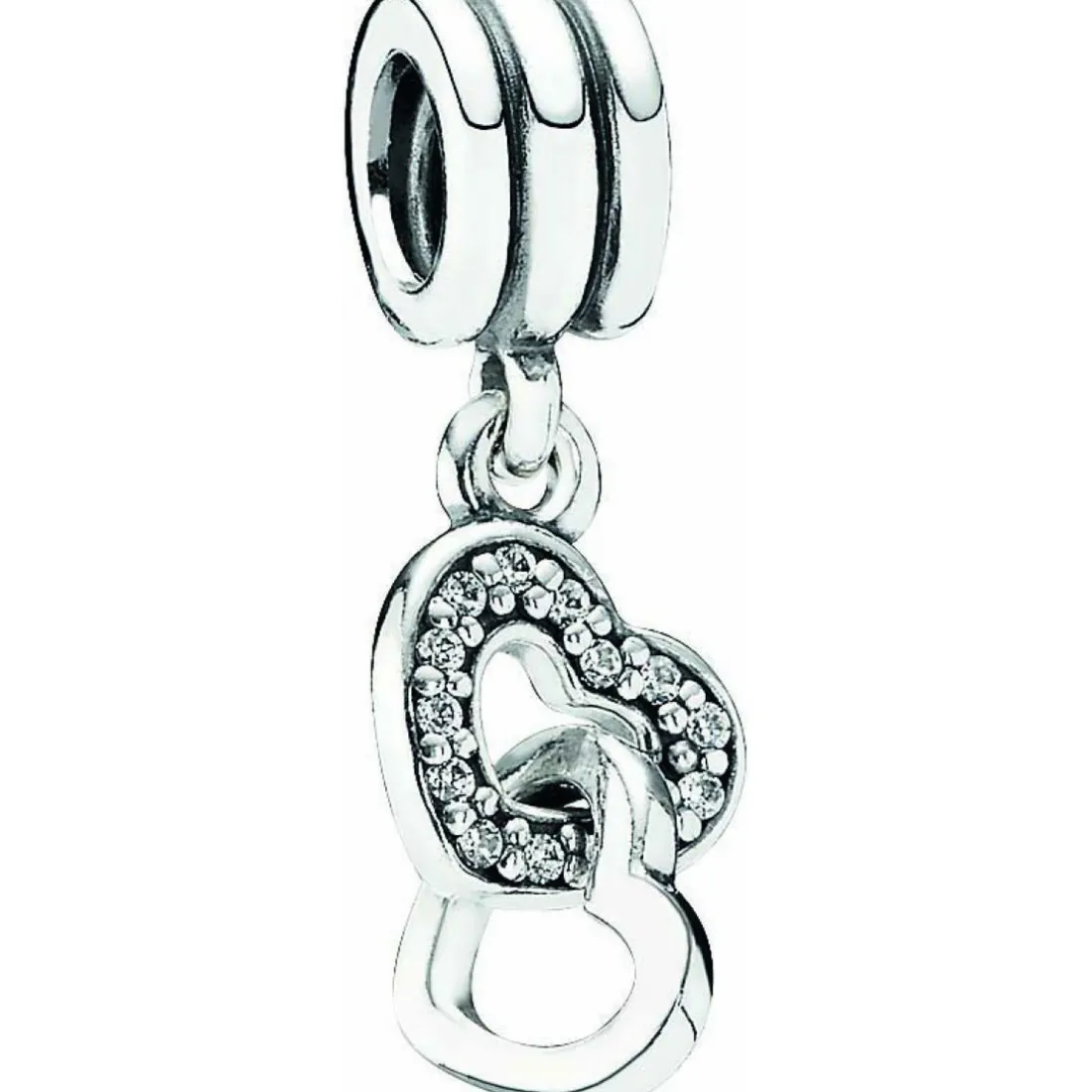 Charm Pendant Pandora Moments Cœurs Entrelacés