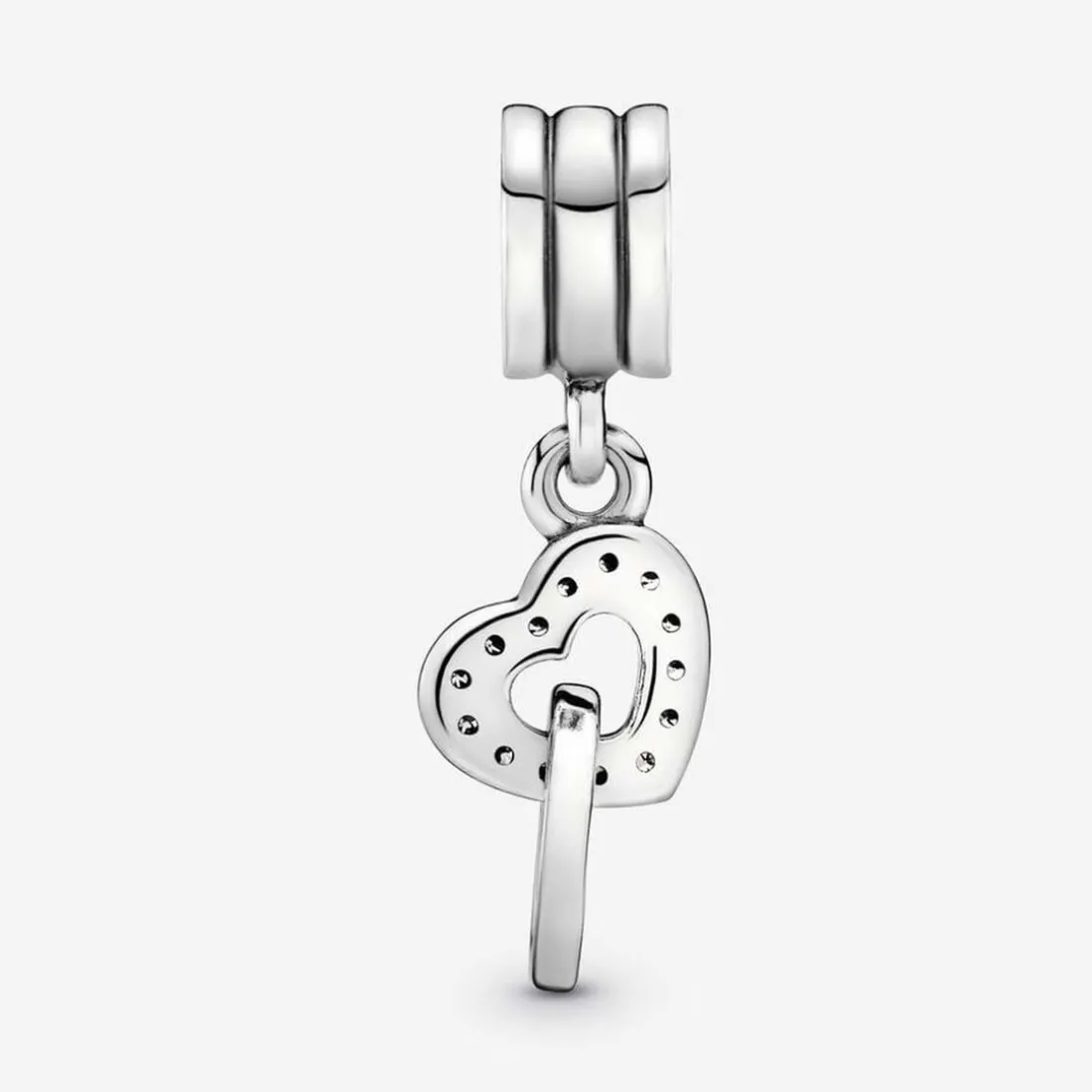 Charm Pendant Pandora Moments Cœurs Entrelacés