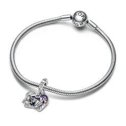 Charm Pendant Pandora - Pixar Wall-E et Eve Luminescent