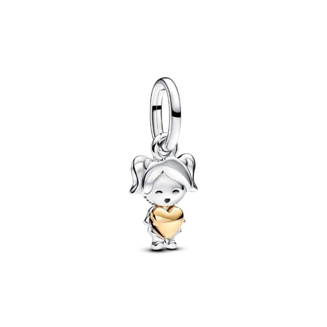 Charm Pendant Petite Fille Heureuse
