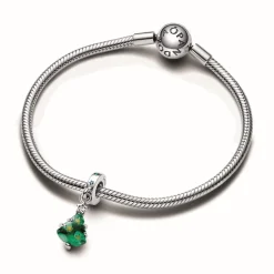 Charm Pendant Sapin de Noël Scintillant