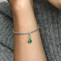 Charm Pendant Sapin de Noël Scintillant