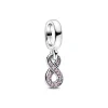 Charm Pendant Symbole de l'Infini Scintillant