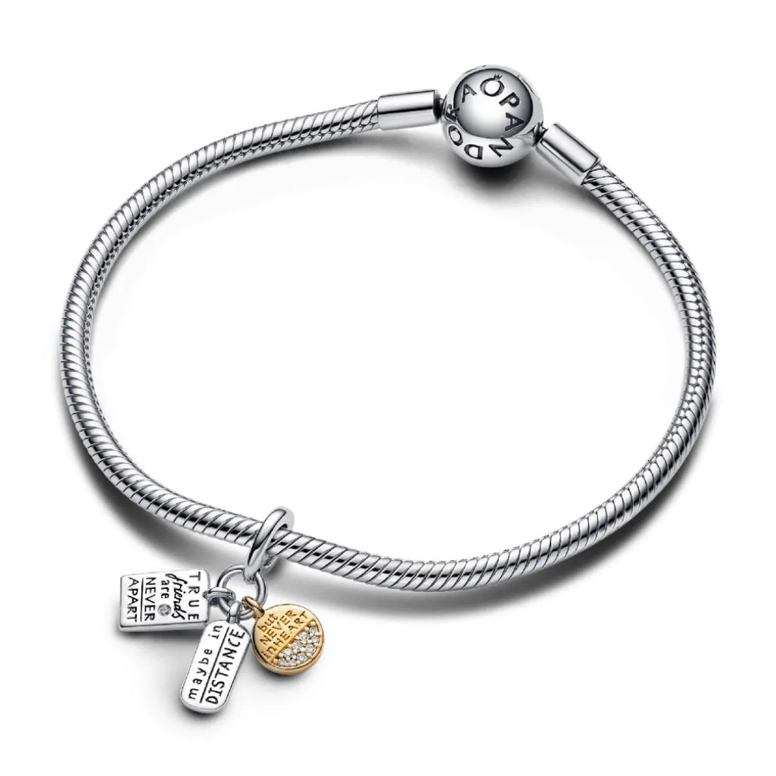 Charm Pendant Triple Amitié