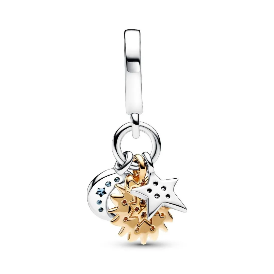 Charm Pendant Triple Céleste Bimatière