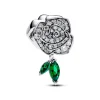 Charm Rose Épanouie Scintillante