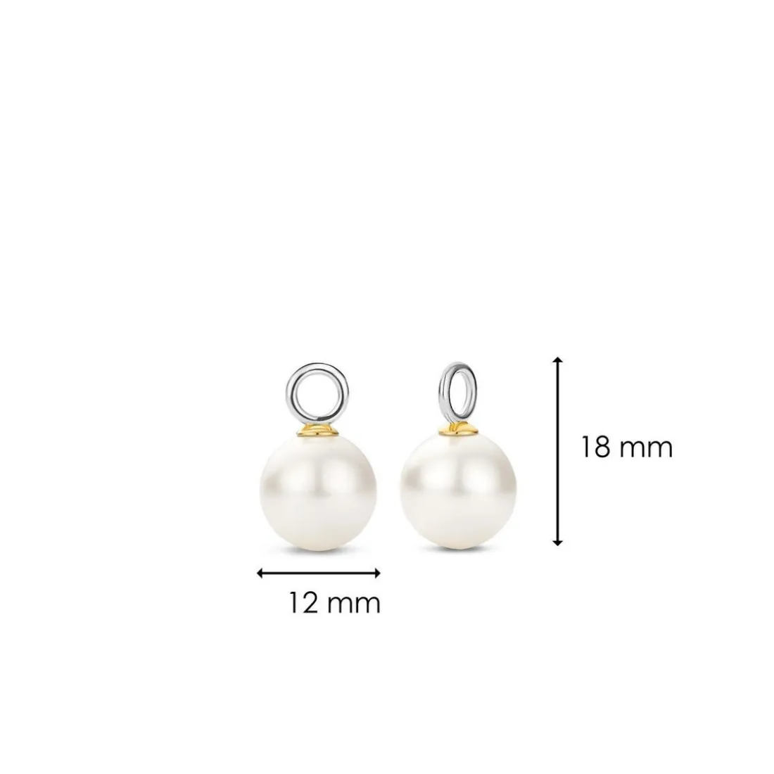 Charms et perles Ti Sento 9236PW - Argent, plaqué or