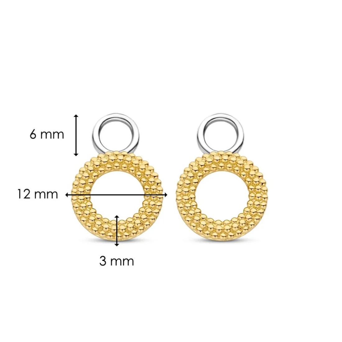 Charms et perles Ti Sento 9254SY - Argent, plaqué or