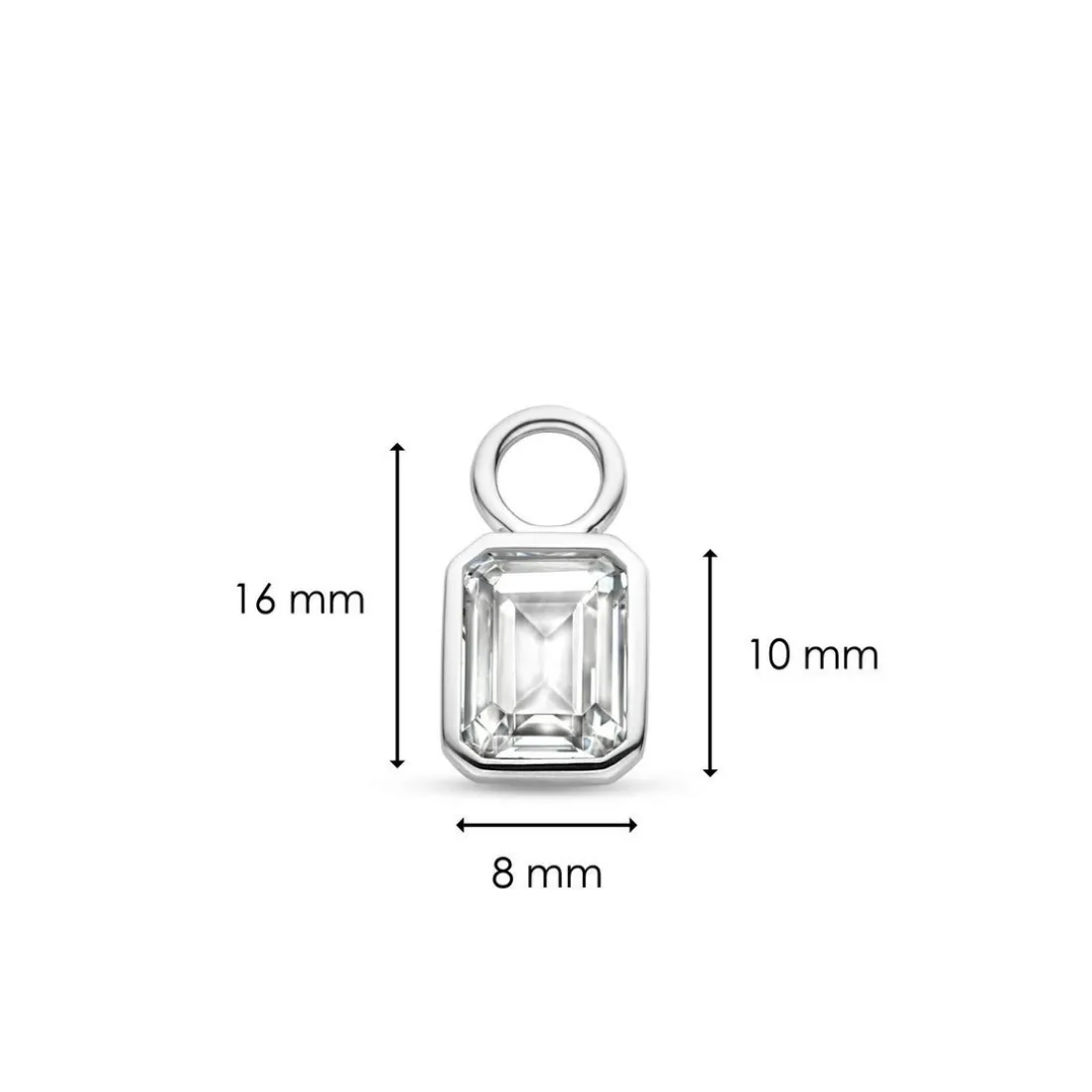 Charms et perles Ti Sento 9253ZI-H - Argent