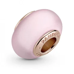 Charm Verre de Murano Rose Mat Pandora Colours