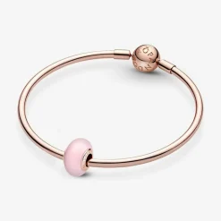 Charm Verre de Murano Rose Mat Pandora Colours