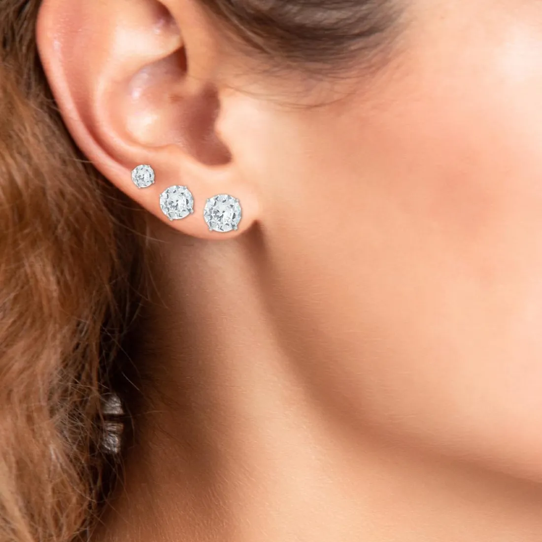 Clous D'Oreilles So Charm - B4176-ARGENT - Boucles D'Oreilles Argentées