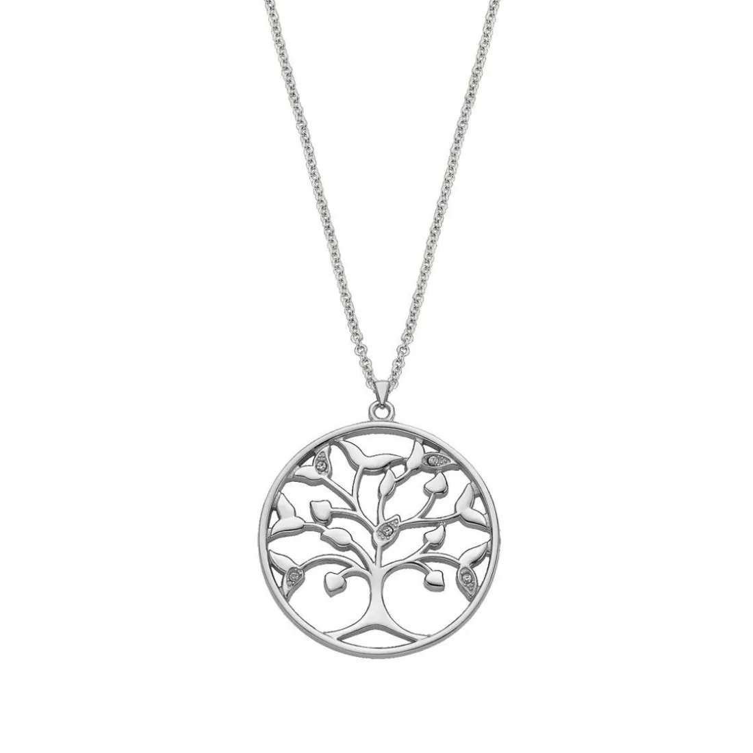 Collier et pendentif Lotus Style LS2084-1/1 - rainbow arbre de vie Acier Femme