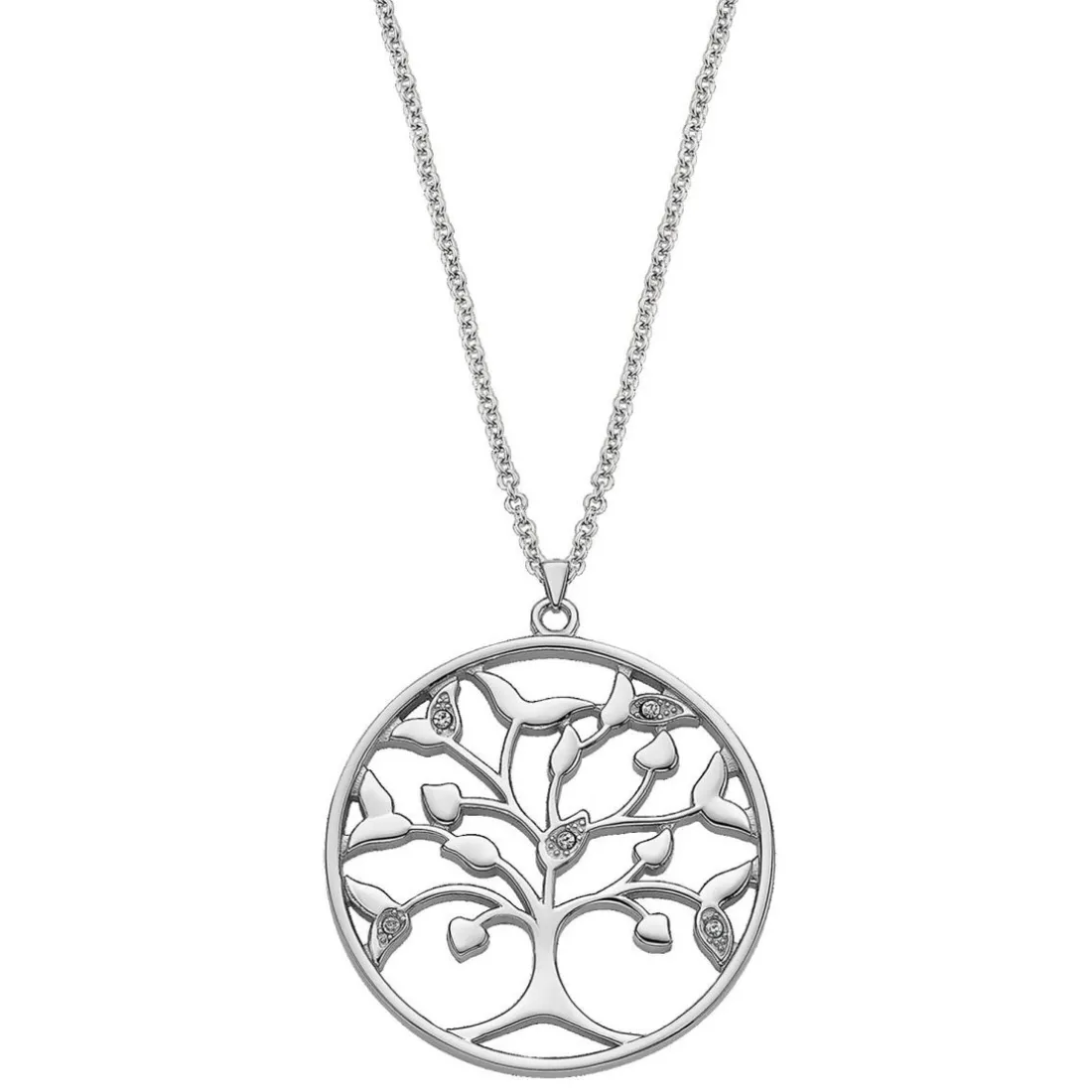Collier et pendentif Lotus Style LS2084-1/1 - rainbow arbre de vie Acier Femme