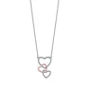 Collier et pendentif Lotus Silver MOMENTS LP1817-1-2 - Collier et pendentif MOMENTS Argent Coeur Femme