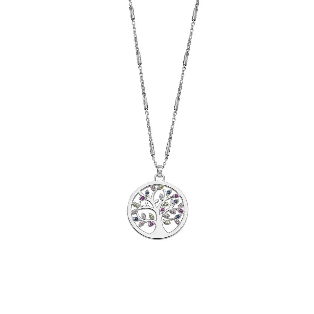 Collier et pendentif Lotus Silver TREE OF LIFE LP1890-1-1 - Collier et pendentif TREE OF LIFE Argent Femme